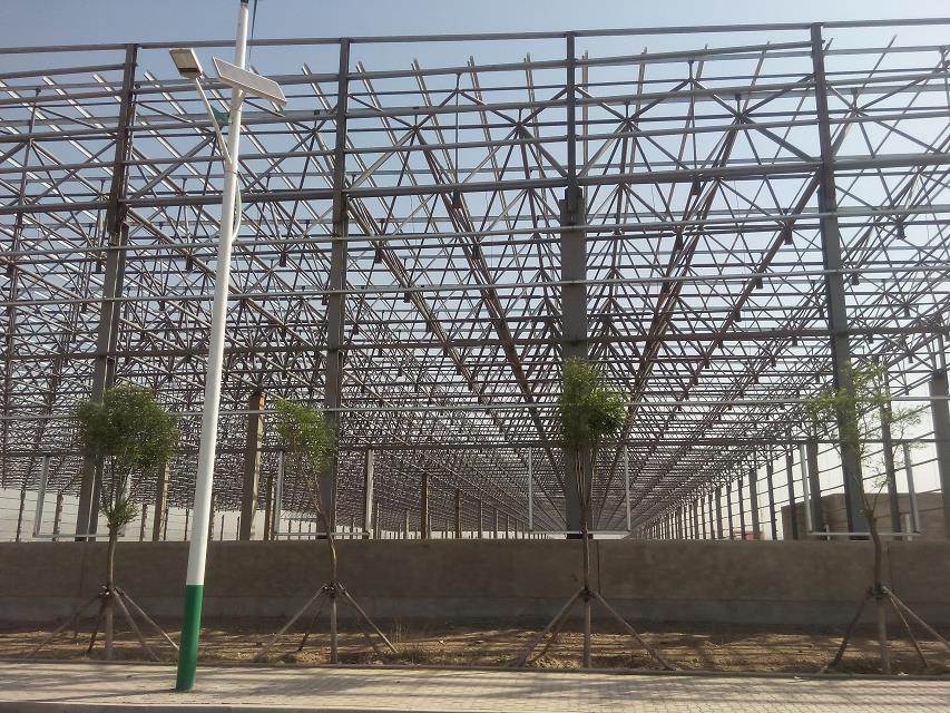 沙河汽车工业厂房网架