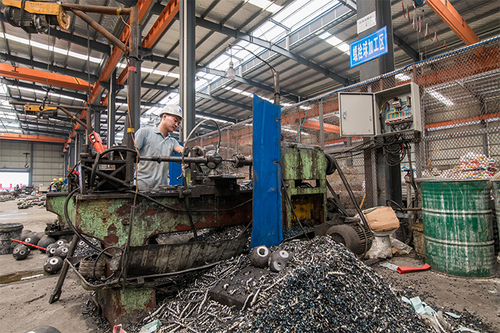 沙河网架配件车间