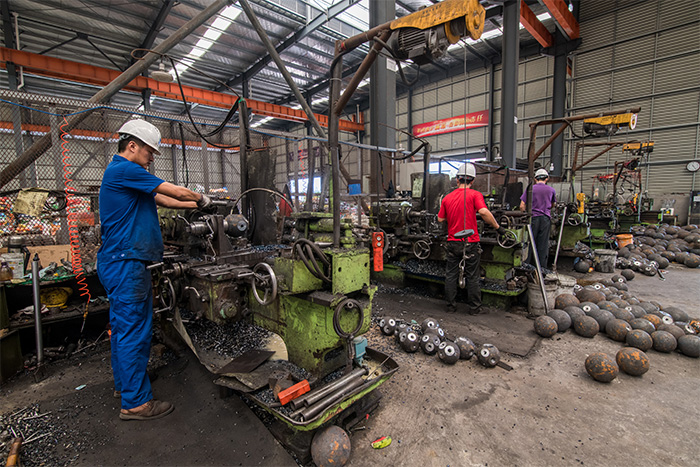 沙河网架配件车间